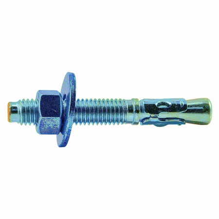 Torquemaster Torquemaster Wedge Anchor, 3-3/4" L, Steel Blue Ruspert, 25 PK 51803